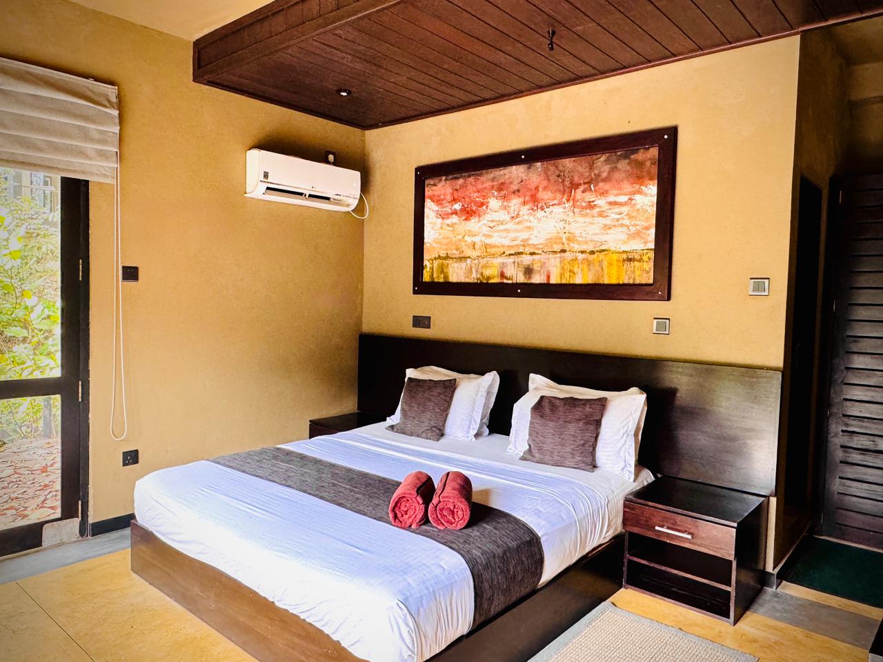 River view deluxe room at Forest Shade Eco Resort in Deraniyagala