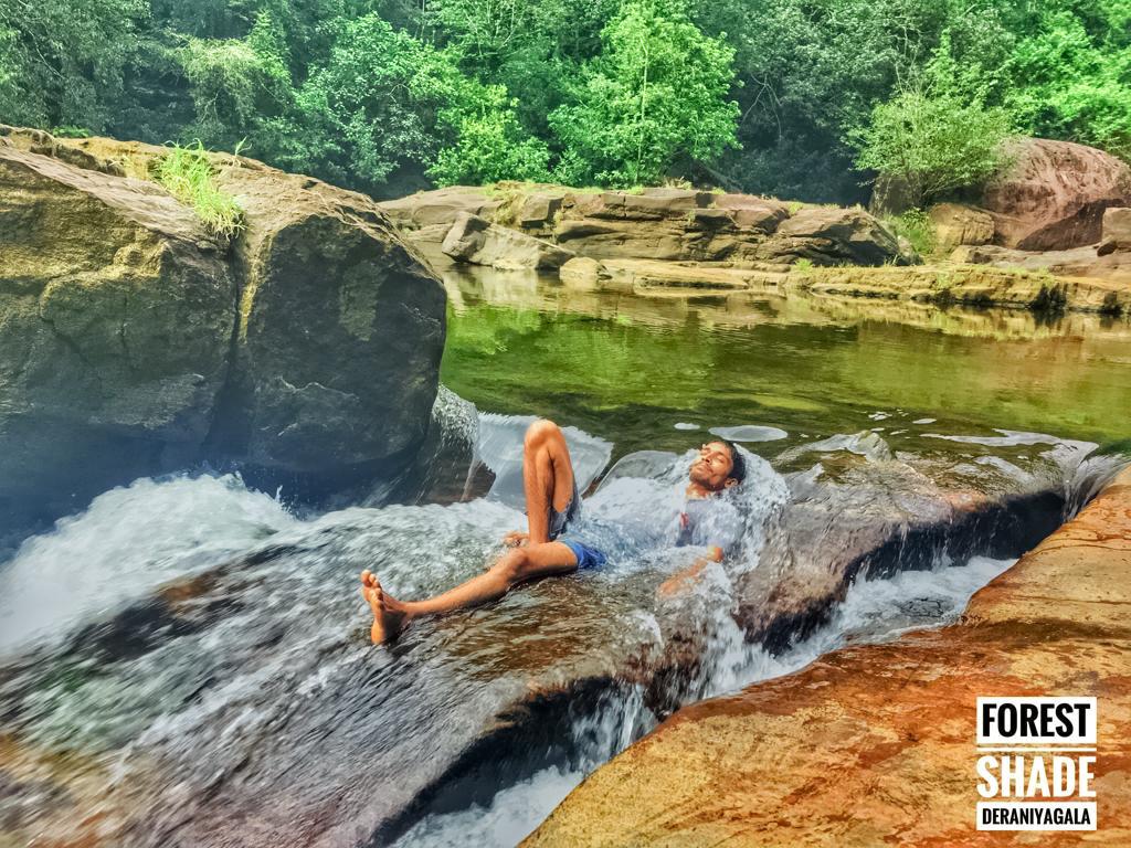 River bath by the hotel